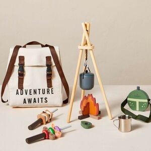 Hearth & Hand Magnolia Toy Campfire Adventure Awaits Playset - 27pc Wood Target